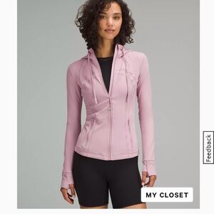 NWT LULULEMON Define Hooded Jacket in Rose Blush